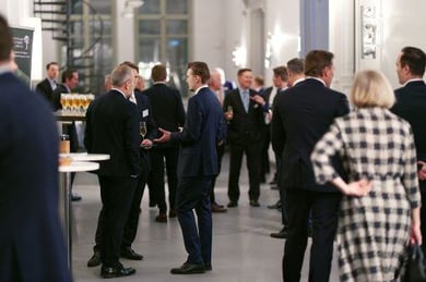 People standing at an event